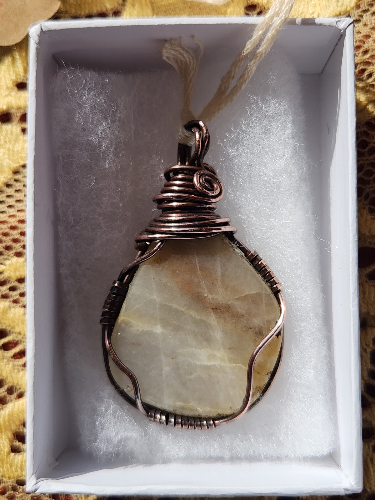 Copper wrapped Lake Superior Quartz